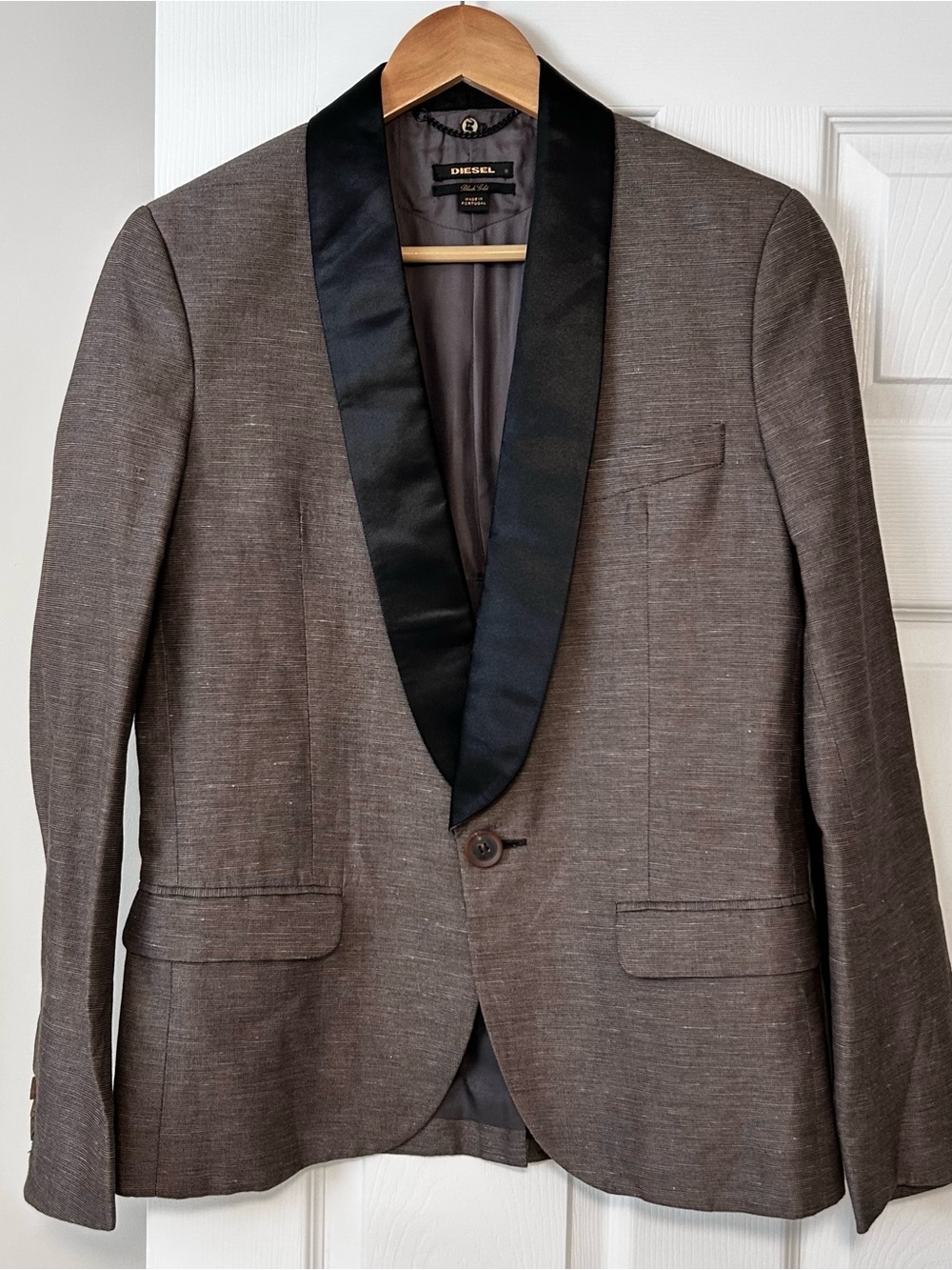 Diesel Black Gold Tailored Jacket Linen